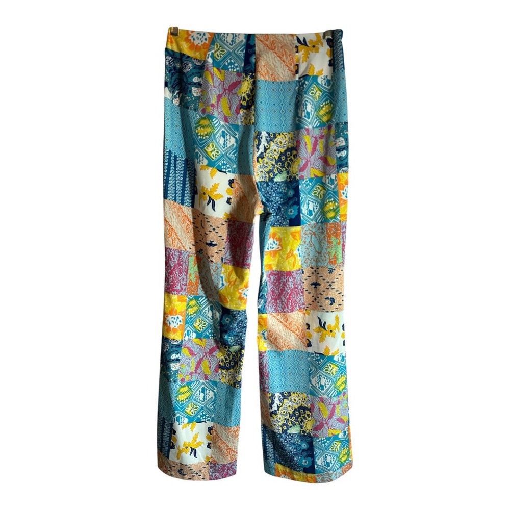 Cider Multicolor Patchwork Boho Lightweight Pants… - image 2